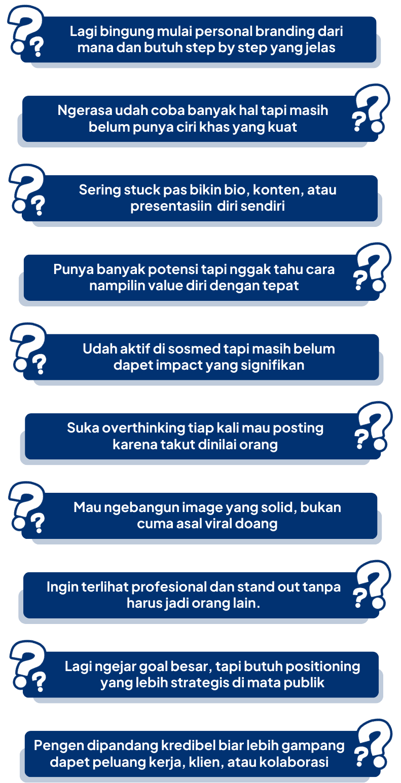 Kenapa harus pakai Personal Branding Builder